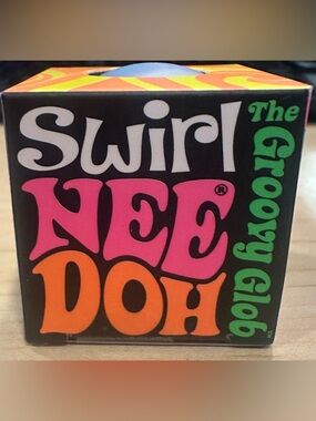 Small Swirl NEE DOH The Groovy blue and white colors